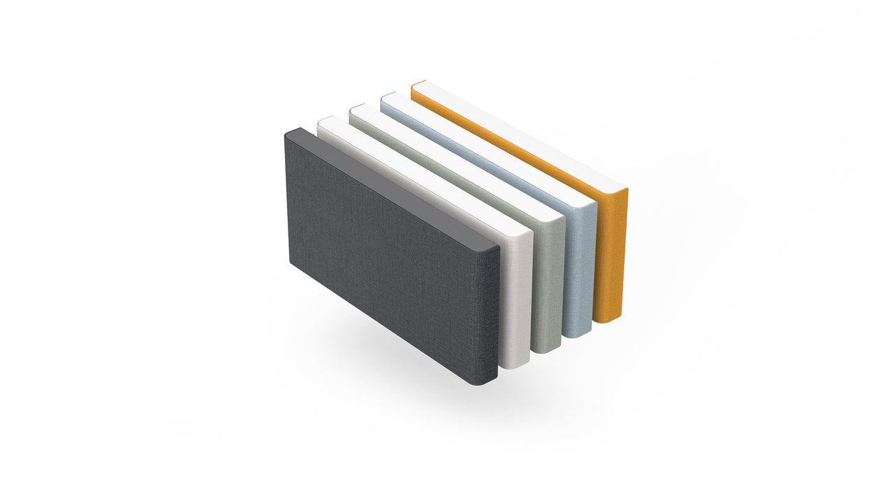 Heckler H735 AV Credenza 4U | Lockable, Fabric-Wrapped Video Conferencing Storage