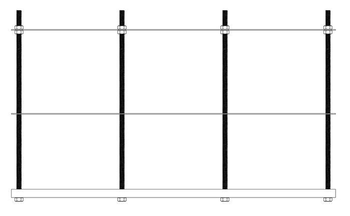 Ernitec Ground Mount Bracket for Outdoor Kiosks 55"-86"