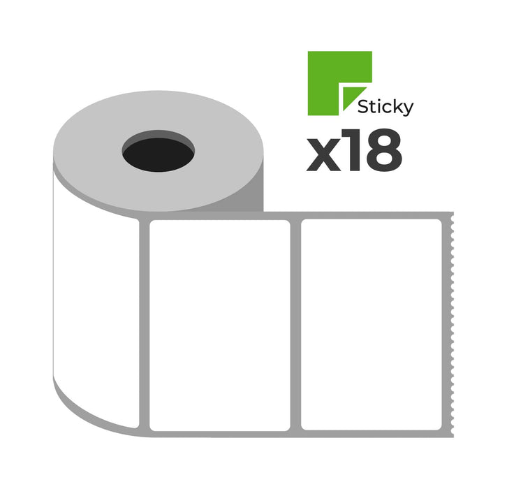 Epson Premium Matte Die-Cut Labels - 102 (W) x 51 (H) x 25 (C) x 650 Labels/Roll Box of 18 Rolls
