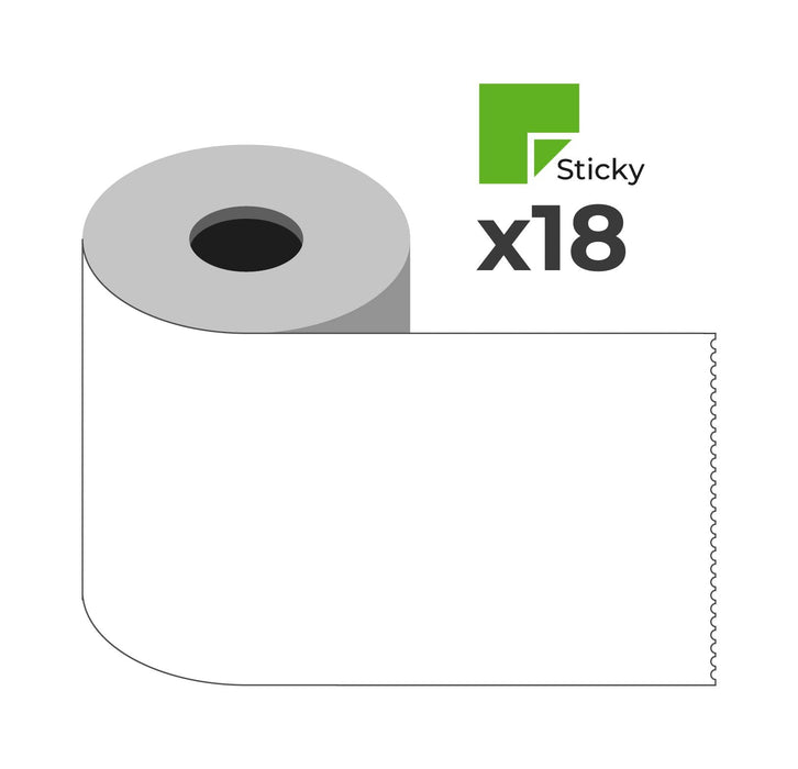 Epson Premium Matte Continuous Labels - 102 (W) x 35m (L) x 25 (C) x Box of 18 Rolls