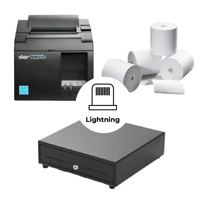 Complete iPad Direct-Connect POS Starter Kit - TSP143IIIU