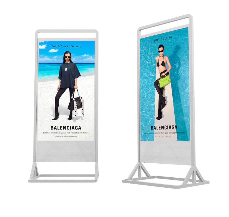 Allsee Superslim Freestanding Double-Sided Digital Posters (43" & 55" Models)