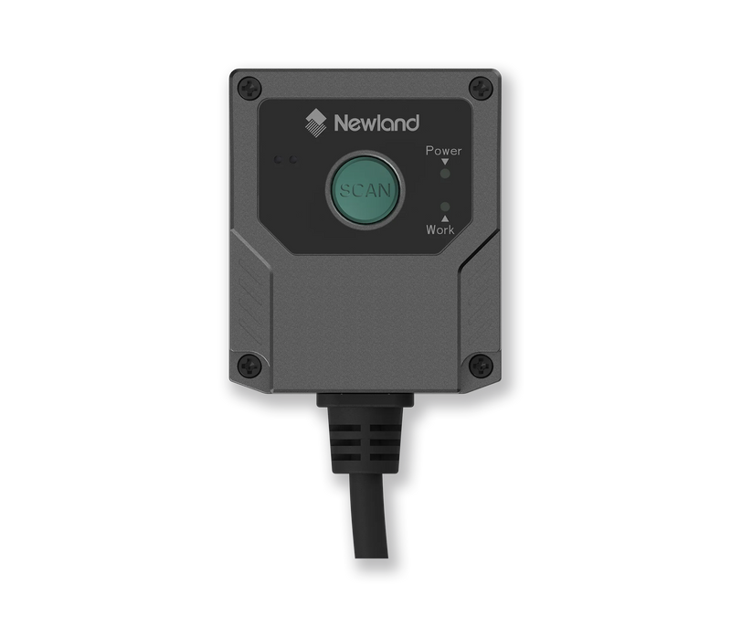 Newland FM430 Barracuda Fixed Mount 2D Barcode Scanner Range (Green LED Aimer)