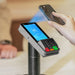 PAX A35 Android PIN pad used for contactless payment at a retail point of sale.