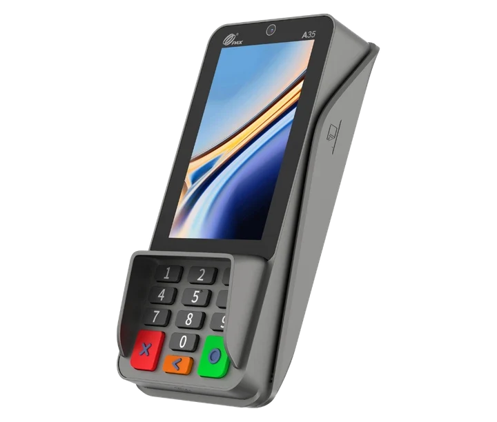 PAX A35 Android PIN pad, a compact and efficient PIN pad for retail and hospitality checkouts.