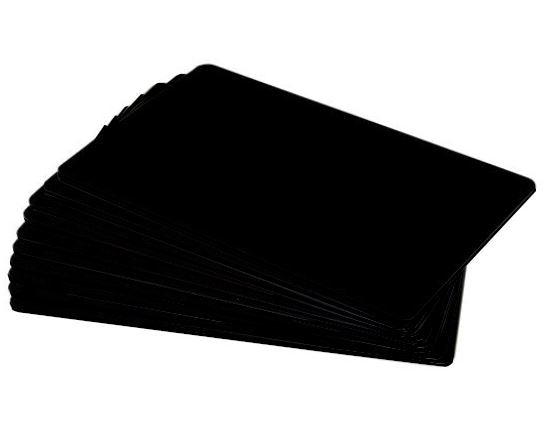 Dyestar Premium Black Matte: 760 Micron Food-Safe Cards with Coloured Core (Pack of 100)