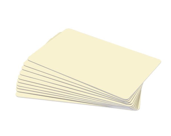 Dyestar Premium Cream Tan: 760 Micron Cards with Coloured Core (Pack of 100)