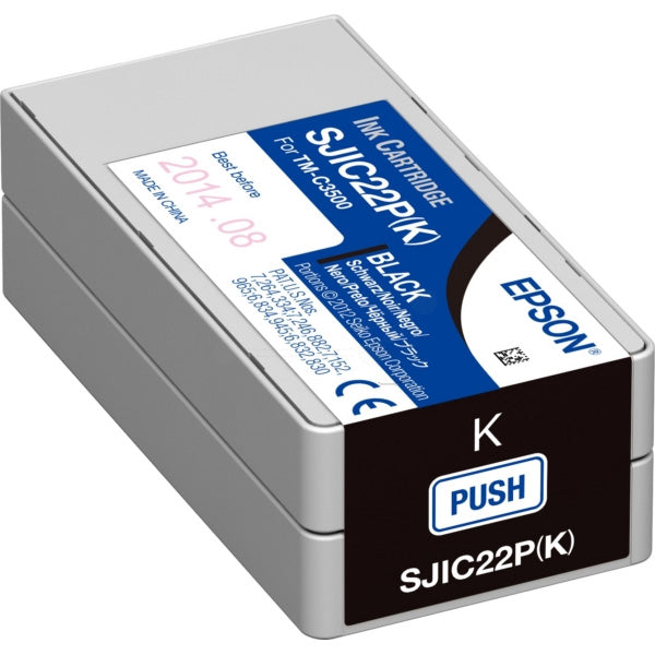Epson SJIC22P Genuine Ink Cartridges | For ColorWorks TM-C3500