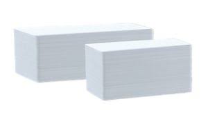 Evolis White Mirror Finish: 120mm x 50mm Long Cards (500 Card Bulk Pack)