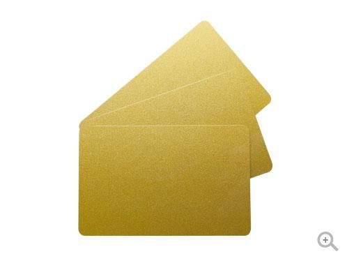 Evolis Premium Gold: 85.6mm x 54mm PVC Cards (Pack of 100)