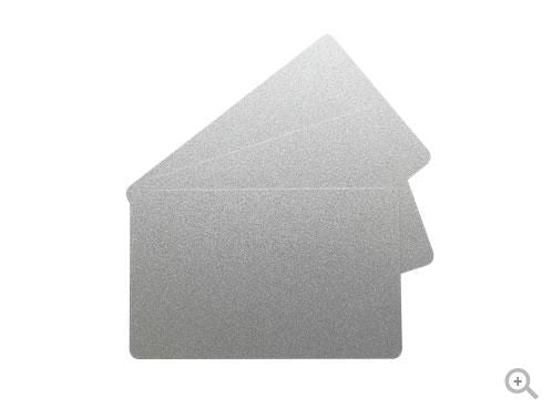 Evolis Premium Silver: 85.6mm x 54mm PVC Cards (Pack of 100)