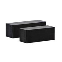Evolis C8152 Extra Long Black PVC Cards: 150mm x 50mm (Pack of 100)