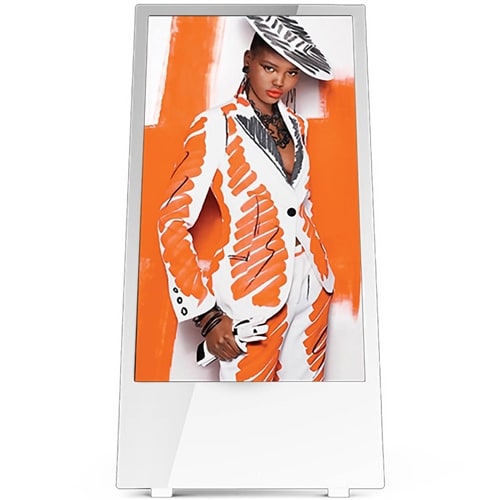 Allsee 43" Outdoor Digital Battery A-Board | Weatherproof IP65 Advertising Display