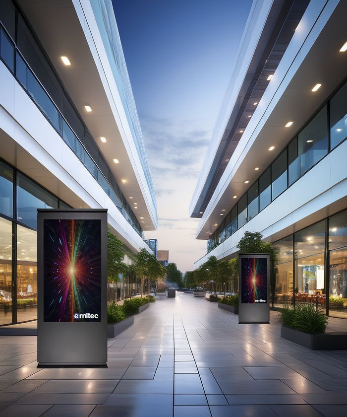 Ernitec HB3000-1S 65" Outdoor Kiosk