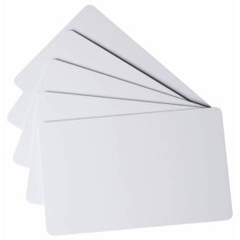 Evolis C2501 Blank White Paper Cards (Pack of 500) | Eco-Friendly Alternative for Badgy, Zenius & Primacy