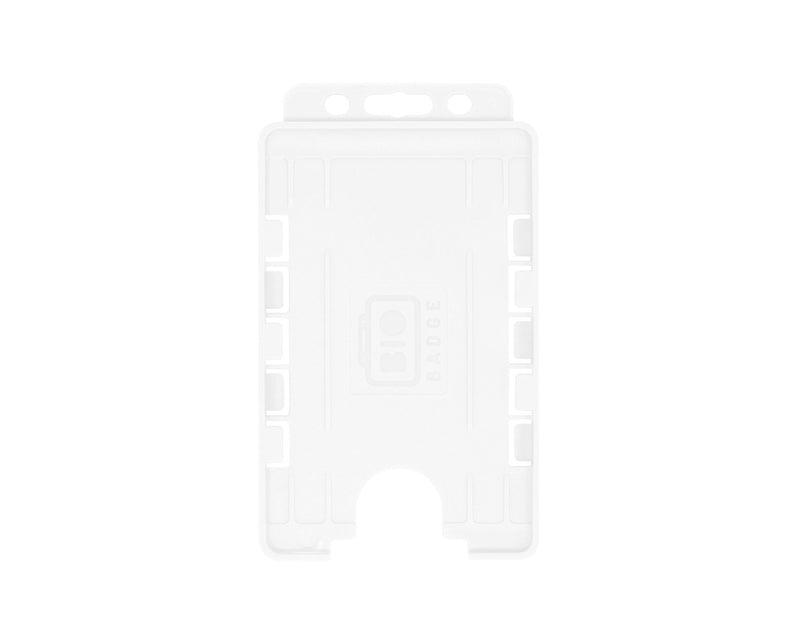 BioBadge Clear Dual-Sided Holders Portrait - Pack of 100