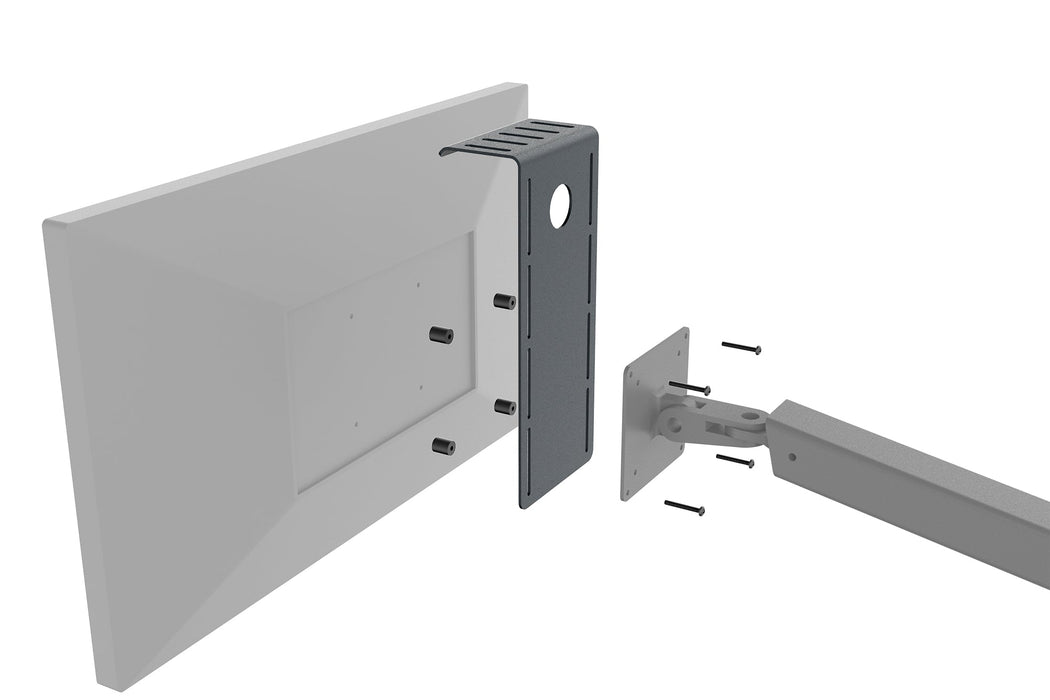 Heckler H624-BK Camera Shelf for Monitor Arms | VESA-Mounted Streaming Organiser