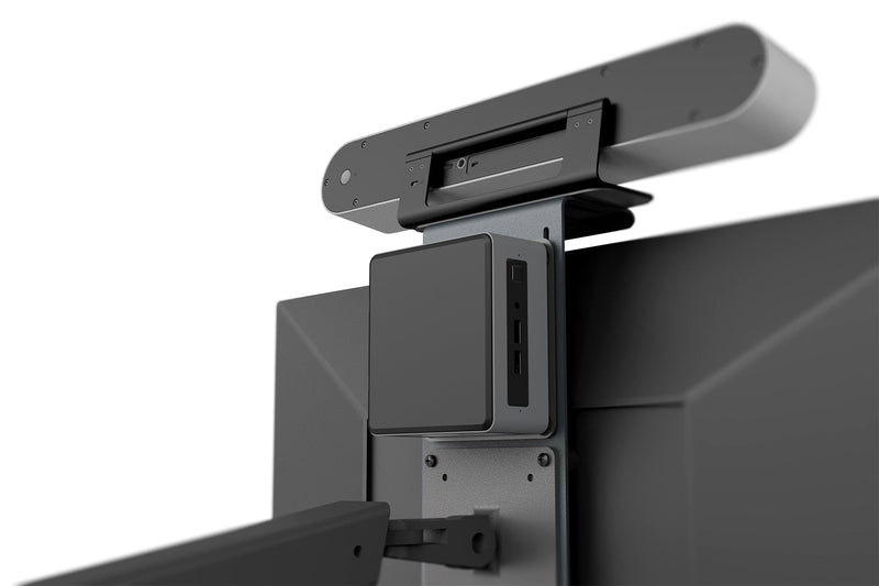 Heckler H624-BK Camera Shelf for Monitor Arms | VESA-Mounted Streaming Organiser