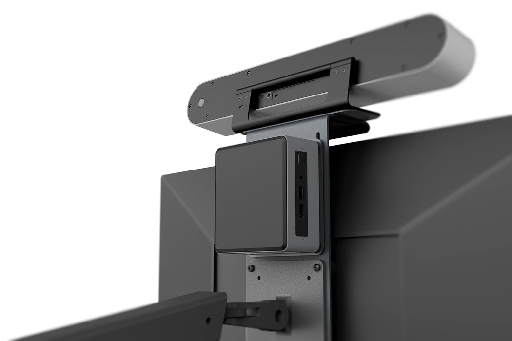 Heckler H624-BK Camera Shelf for Monitor Arms | VESA-Mounted Streaming Organiser