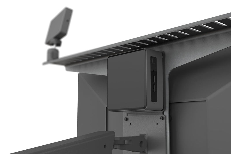 Heckler H624-BK Camera Shelf for Monitor Arms | VESA-Mounted Streaming Organiser