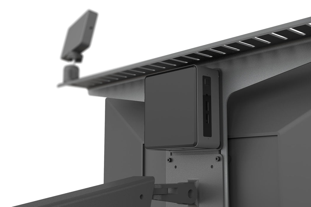 Heckler H624-BK Camera Shelf for Monitor Arms | VESA-Mounted Streaming Organiser