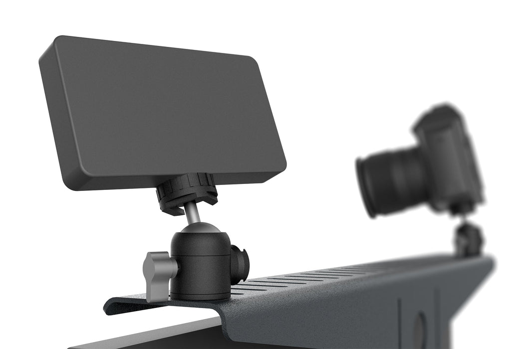 Heckler H624-BK Camera Shelf for Monitor Arms | VESA-Mounted Streaming Organiser
