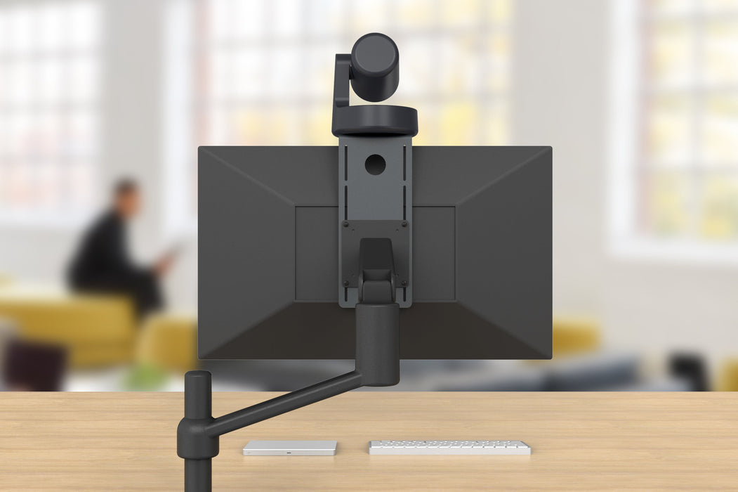 Heckler H624-BK Camera Shelf for Monitor Arms | VESA-Mounted Streaming Organiser