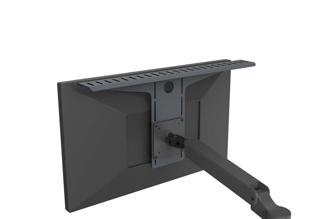 Heckler H624-BK Camera Shelf for Monitor Arms | VESA-Mounted Streaming Organiser