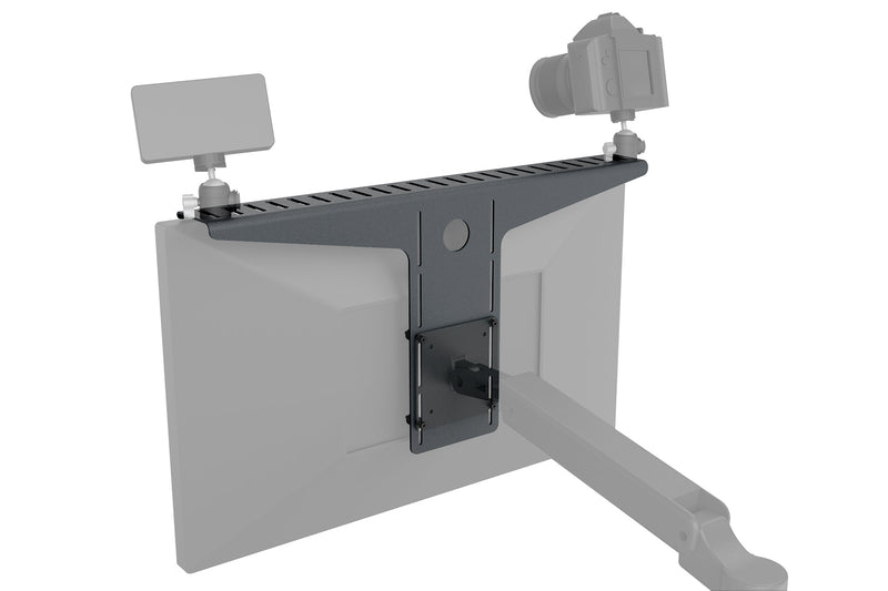 Heckler H624-BK Camera Shelf for Monitor Arms | VESA-Mounted Streaming Organiser
