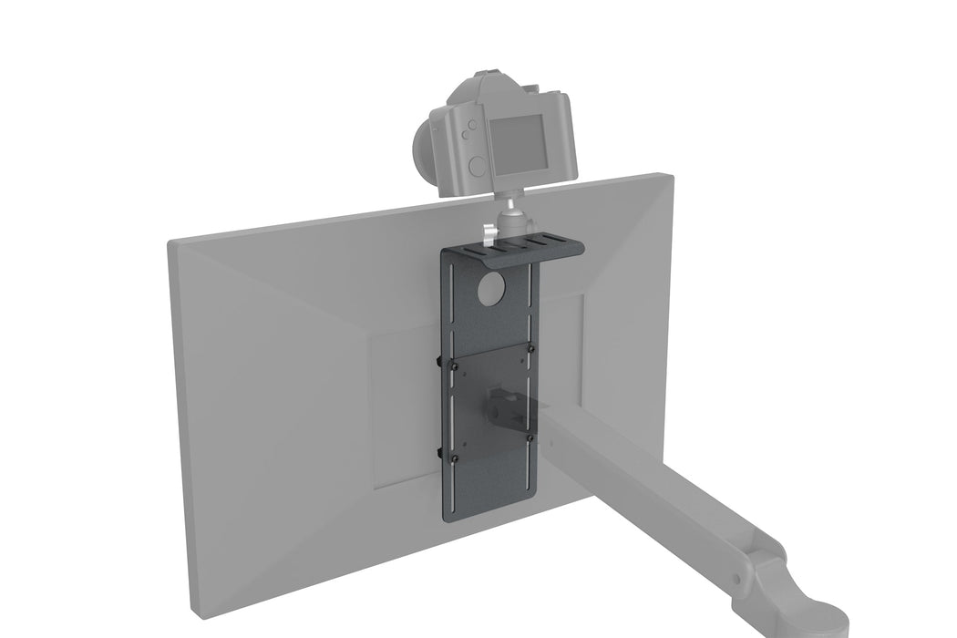 Heckler H624-BK Camera Shelf for Monitor Arms | VESA-Mounted Streaming Organiser
