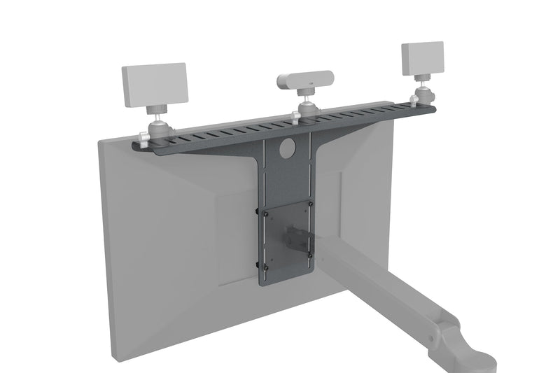 Heckler H624-BK Camera Shelf for Monitor Arms | VESA-Mounted Streaming Organiser