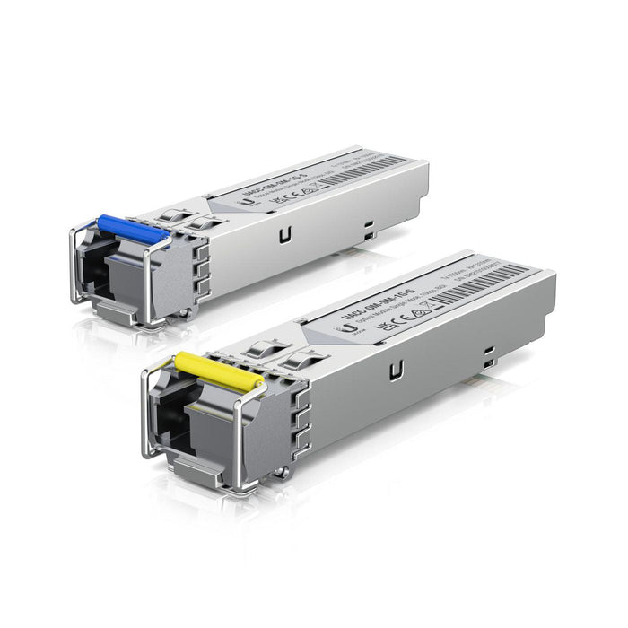 Ubiquiti UniFi 1G Bidirectional Single-Mode Optical SFP Module 2-Pack (UACC-OM-SM-1G-S-2)