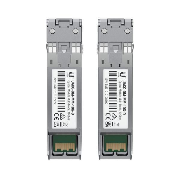 Ubiquiti UniFi 10G Multi-Mode Optical SFP+ Module 2-Pack (UACC-OM-MM-10G-D-2)