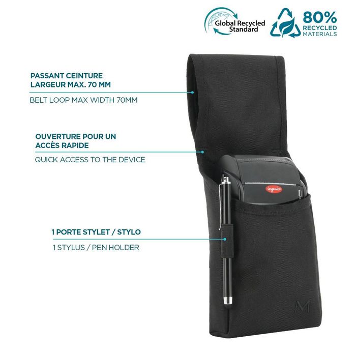 Mobilis Universal Holster for POS Terminals & Mobile Scanners (Includes Belt)