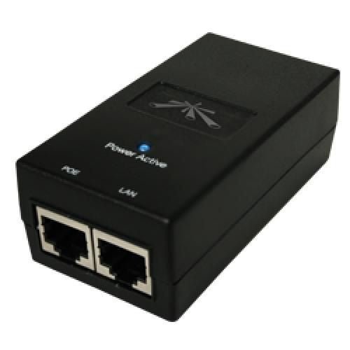 Ubiquiti 24V DC 12W Gigabit Passive PoE Injector (POE-24-12W-G)