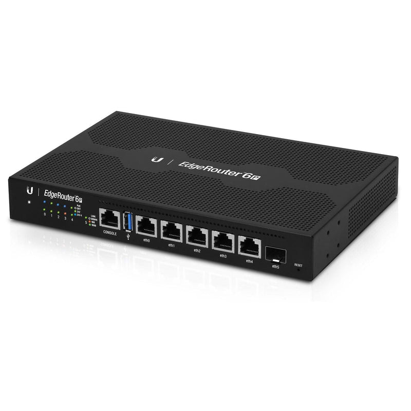 Ubiquiti EdgeRouter 6 PoE | 6-Port Gigabit Router with SFP