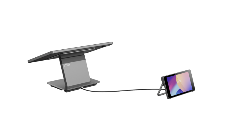 iMin Secondary Customer-Facing Display for the iMin Falcon 2 POS Terminal