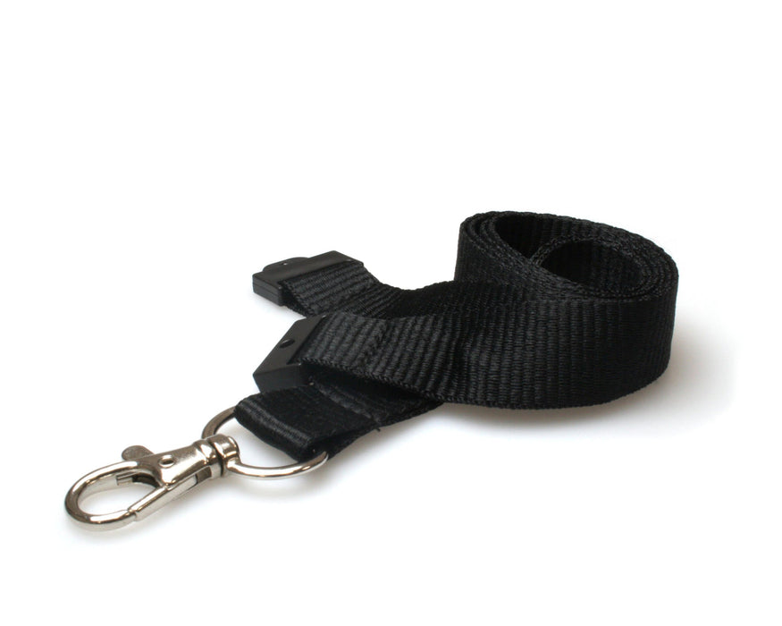 20mm Recycled Lanyards with Flat Breakaway & Metal Trigger Clip – Multi-Colour Options (Pack of 100)