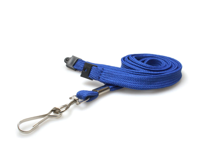 10mm Recycled Plain Lanyards with Metal Lobster Clip – Eco-Friendly ID Badge Lanyards Available in Multiple Colours (Pack of 100)