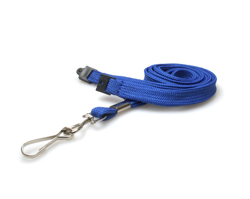 10mm Recycled Plain Lanyards with Metal Lobster Clip – Eco-Friendly ID Badge Lanyards Available in Multiple Colours (Pack of 100)