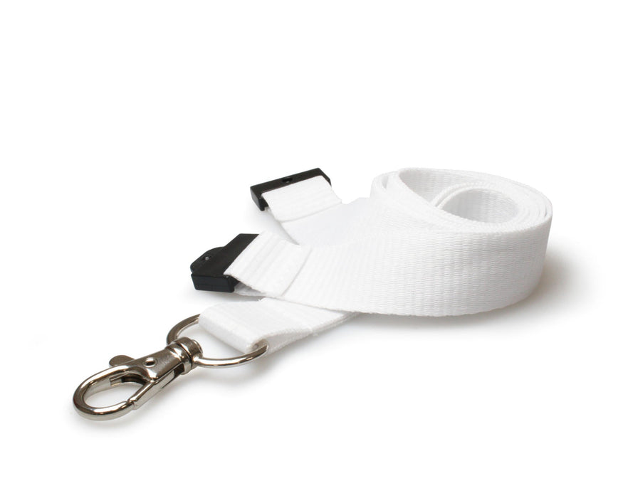 20mm Recycled Lanyards with Flat Breakaway & Metal Trigger Clip – Multi-Colour Options (Pack of 100)