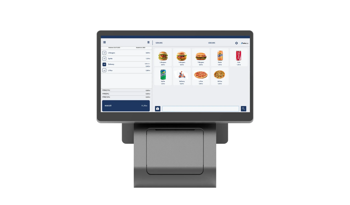 LANDI C20 Pro 15.6" POS Terminal | Android 13 POS with Integrated 80mm Printer
