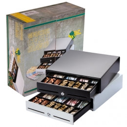 Metapace K-2 Cash Drawer | Heavy Duty POS Till Drawer | Black (META-k2s) & White (META-k2w)