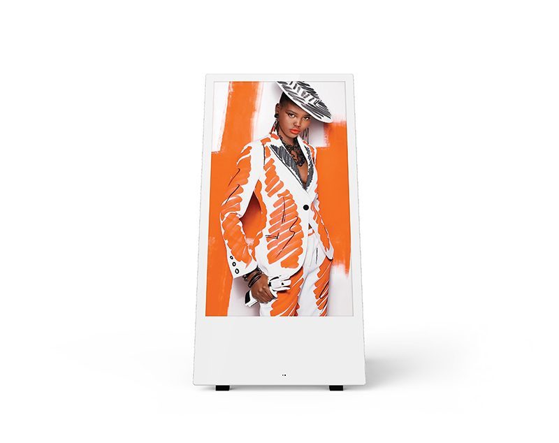 Allsee 43" Outdoor Digital Battery A-Board | Weatherproof IP65 Advertising Display