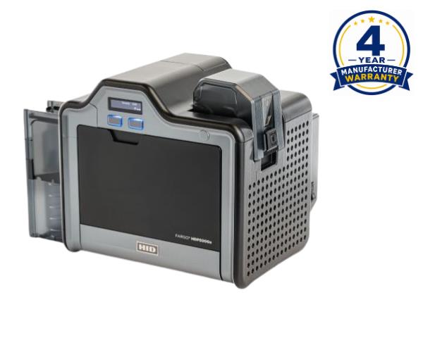 HID Fargo HDP5000e Retransfer Plastic ID Card Printer