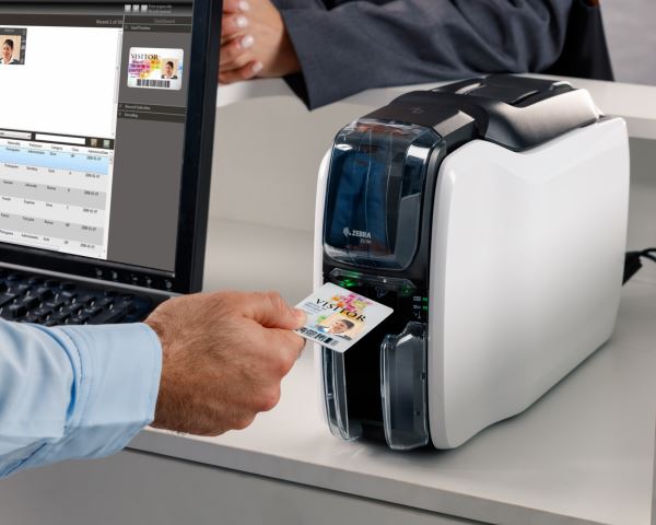 Zebra ZC100 Single-Sided Card Printer (ZC11-0000000EM00)