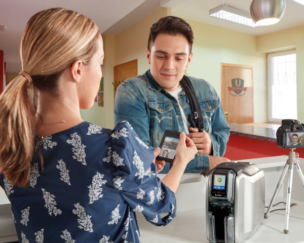 Zebra ZC300 Plastic ID Card Printer