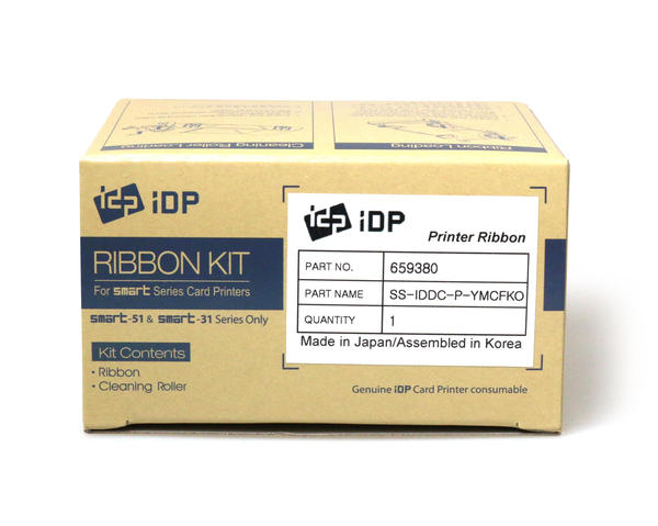 IDP Smart 659380 YMCKO-UV Full-Colour Ribbon