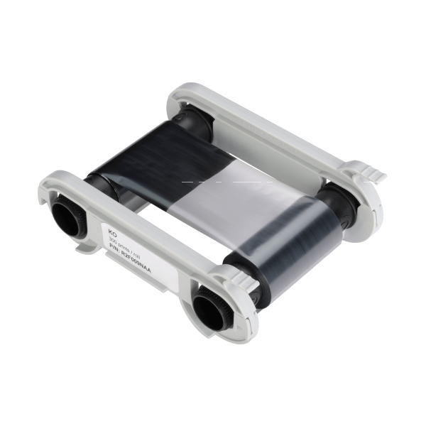 Evolis R2F210NAAA KO Black Monochrome Ribbon with Overlay | 600 Prints