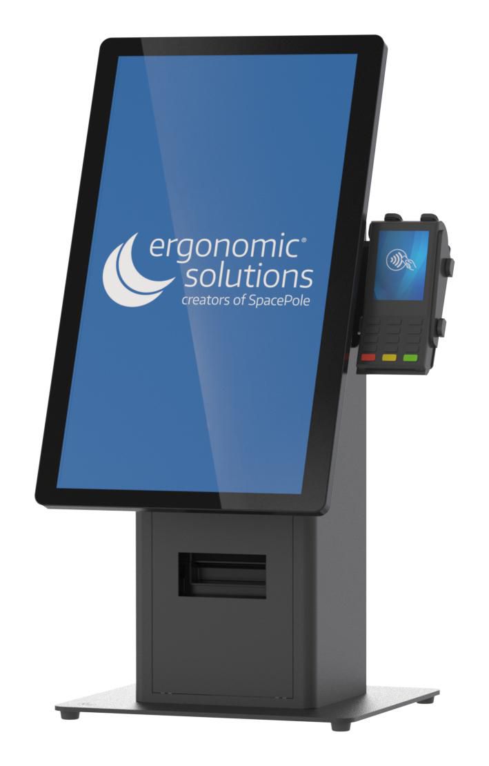 SpacePole Mini Kiosk Countertop Self-Service Stand